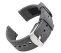 Vintage Quick‑Release Canvas Watch Strap Stainless Steel Tang Buckle